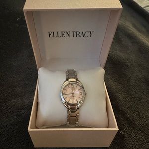 Ellen Tracy Silver Woman’s Watch(Adjustable size)